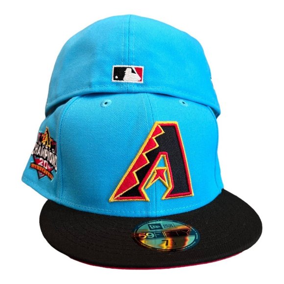 New Era Arizona Diamondbacks 59FIFTY Hat 20th Year Anniversary Side Patch - Picture 8 of 8